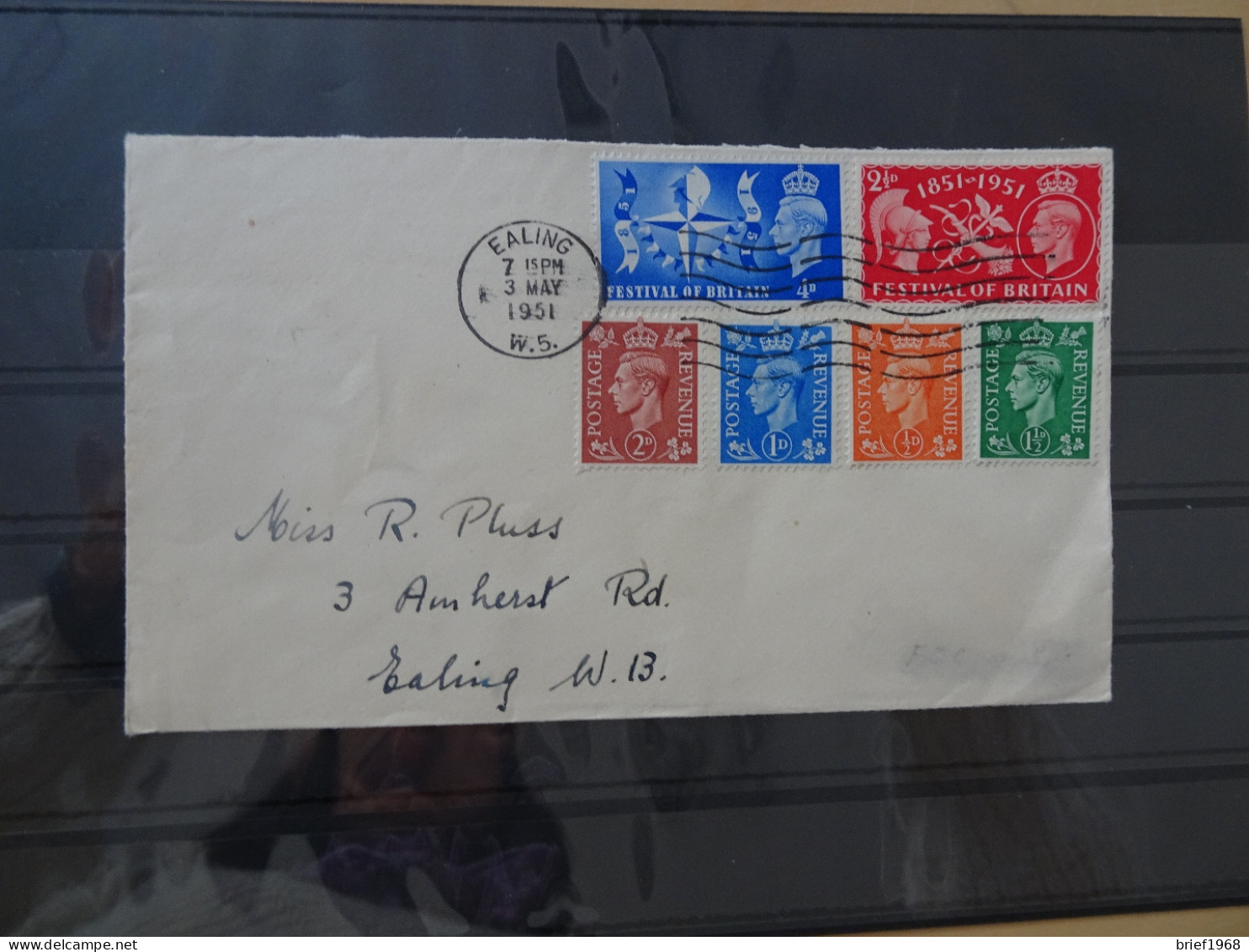 England Michel 246-50 + 255/56 FDC (10333) - ....-1951 Pre Elizabeth II