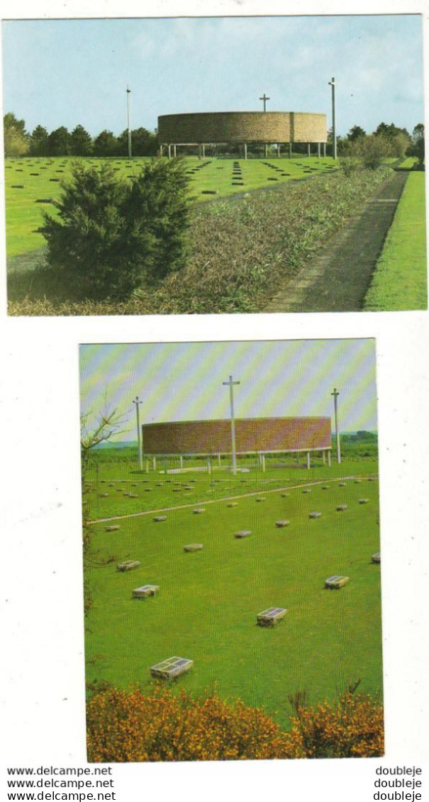 D29  PLOUDANIEL LESNEVEN  DEUTSCHER SOLDATENFRIEDHOF Cimetière De Soldats Allemands  LOT DE 2 CPSM - Lesneven