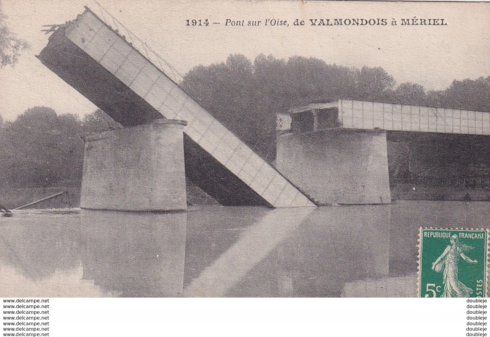 D95  Pont Sur L'Oise De Valmondois à Mériel - Meriel