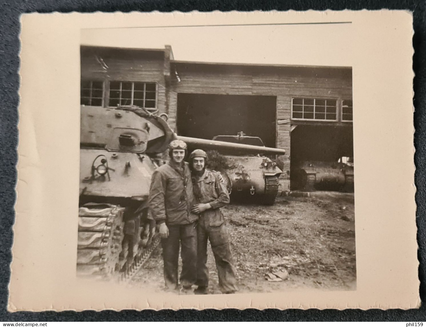 Photographie Chars Et Soldats, Münsingen1950 - Véhicules