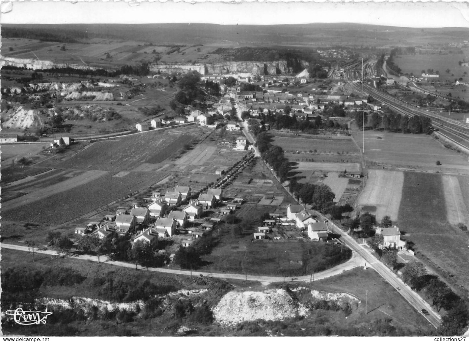 55-LEROUVILLE- VUE GENERALE AERIENNE - Lerouville