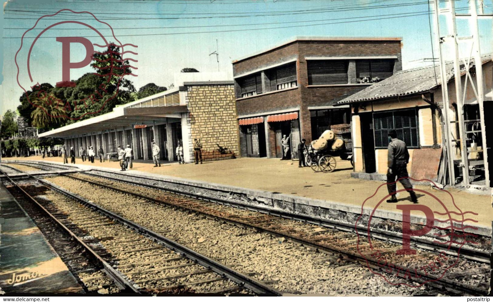 ARGELIA. ALGERIE. ORLEANSVILLE : La Nouvelle Gare - Chlef (Orléansville)