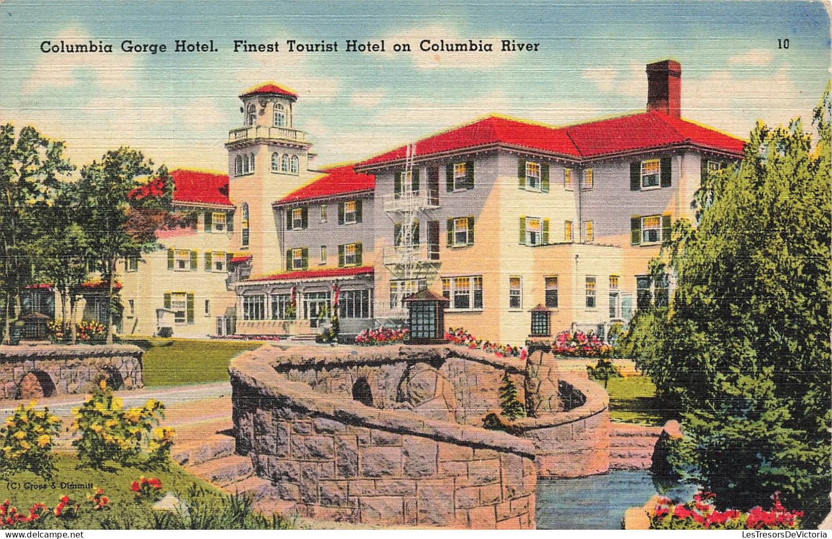 ETATS UNIS - Columbia Gorge Hotel - Finest Tourist Hotel On Columbia River - Carte Postale Ancienne - Other & Unclassified