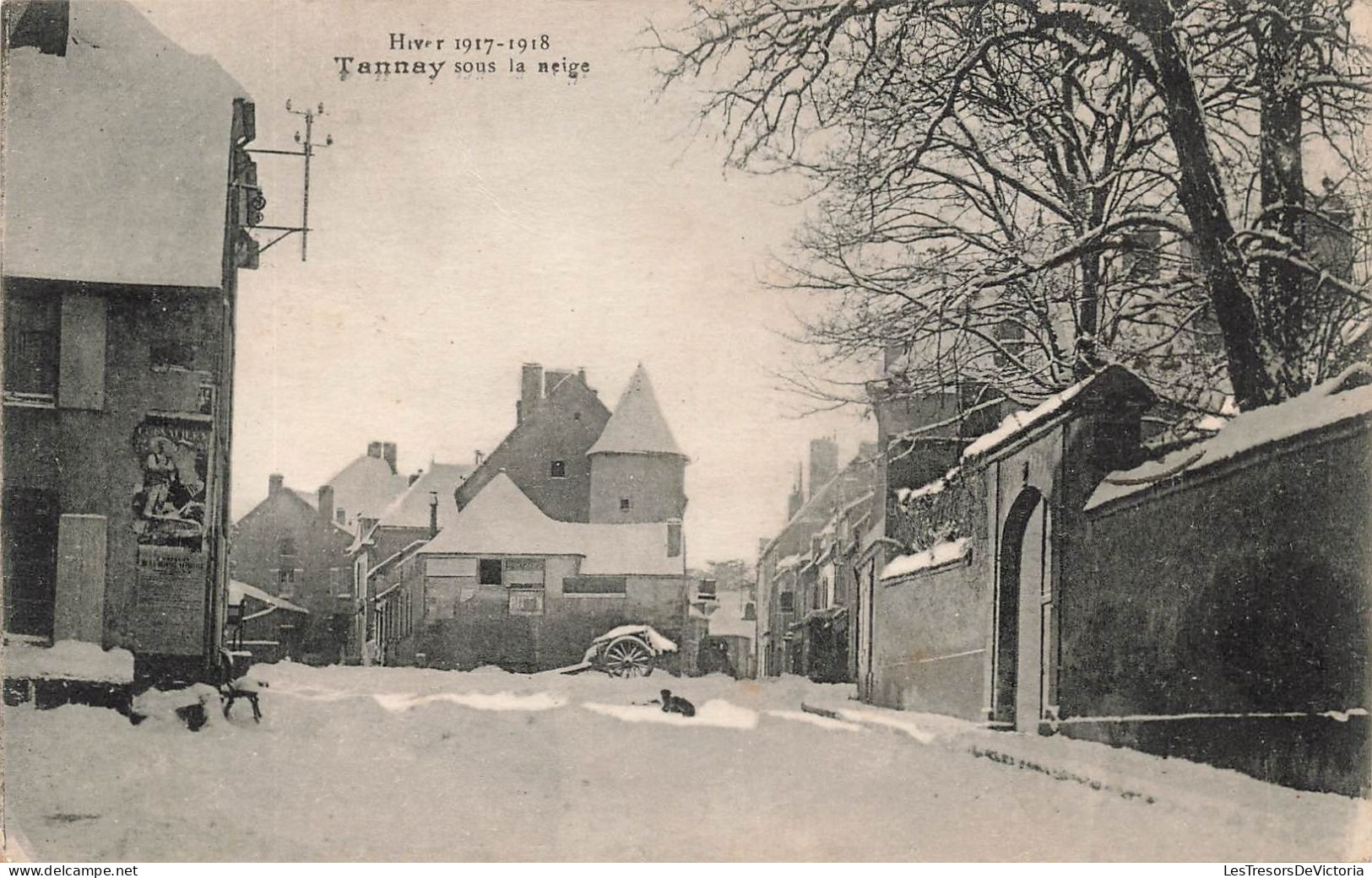 FRANCE - Hiver 1917-1918 - Tannay Sous La Neige - Vue D'ensemble - Carte Postale Ancienne - Tannay