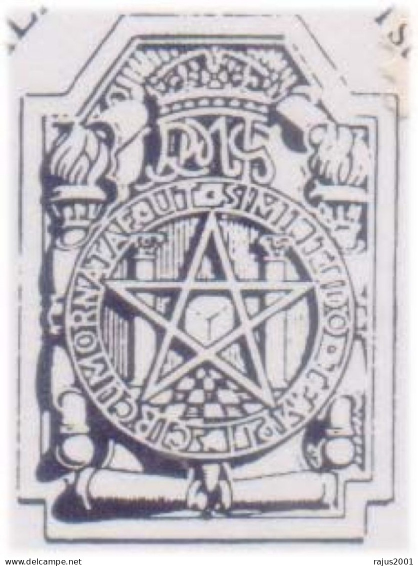 From Darkness To Light Royal Masonic School, David Star, Judaica, Freemasonry, Masonic Temple, Britain FDC - Franc-Maçonnerie