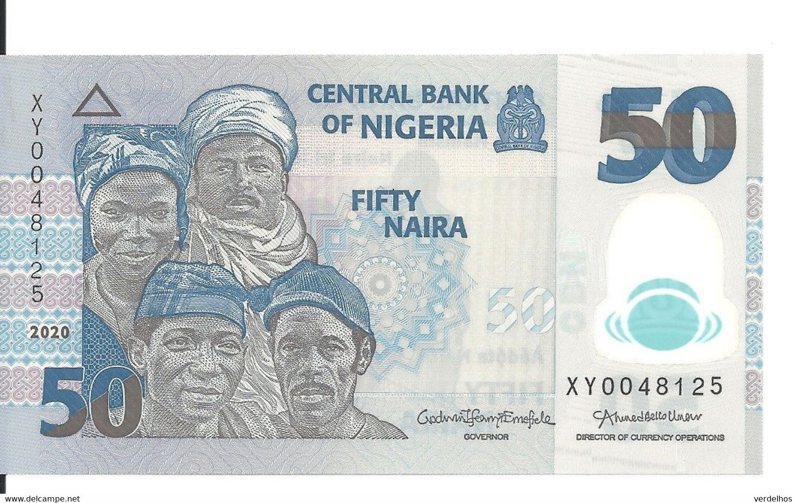 NIGERIA 50 NAIRA 2020 UNC P 40 J - Nigeria