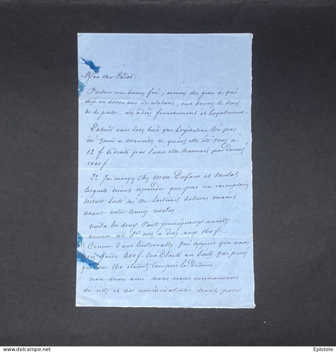 Alexandre DUMAS – Lettre Autographe Signée – Editeur, Ses Romans Et Cherville - Schrijvers