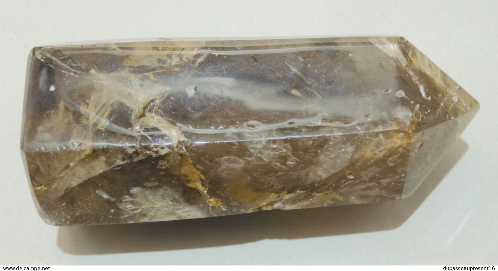 -ANCIEN OBELISQUE QUARTZ avec défauts d'origine collection MINERAUX ANCIENS     E