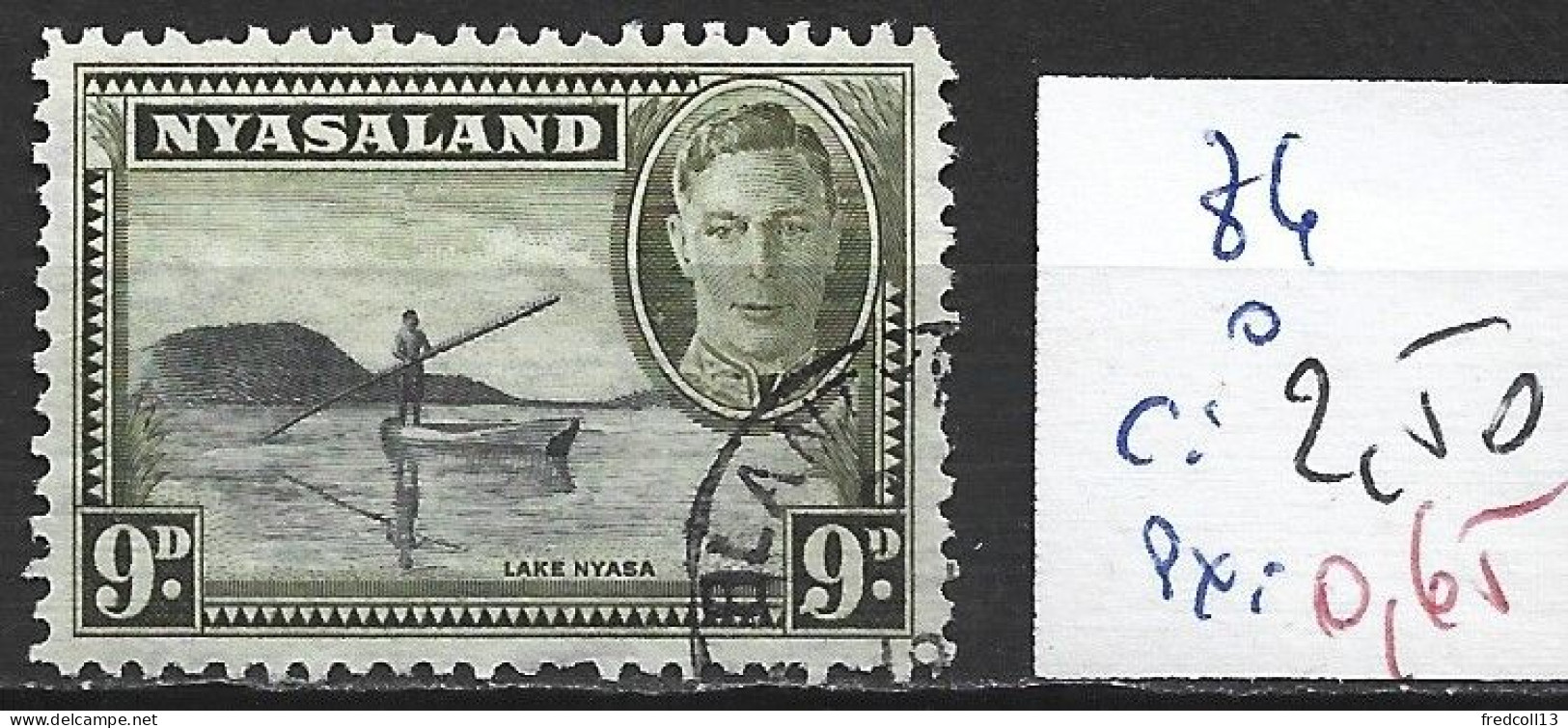 NYASSALAND 84 Oblitéré Côte 2.50 € - Nyassaland (1907-1953)