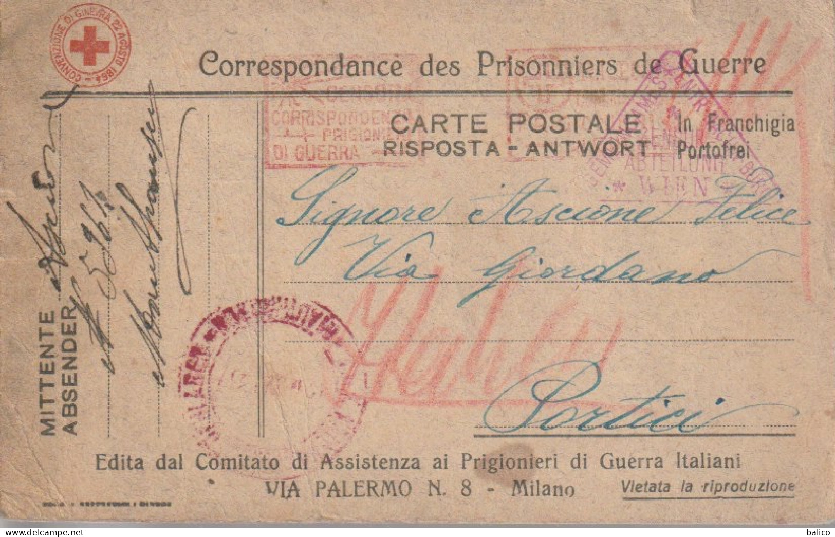 Italie - Entier Postaux - Stamped Stationery