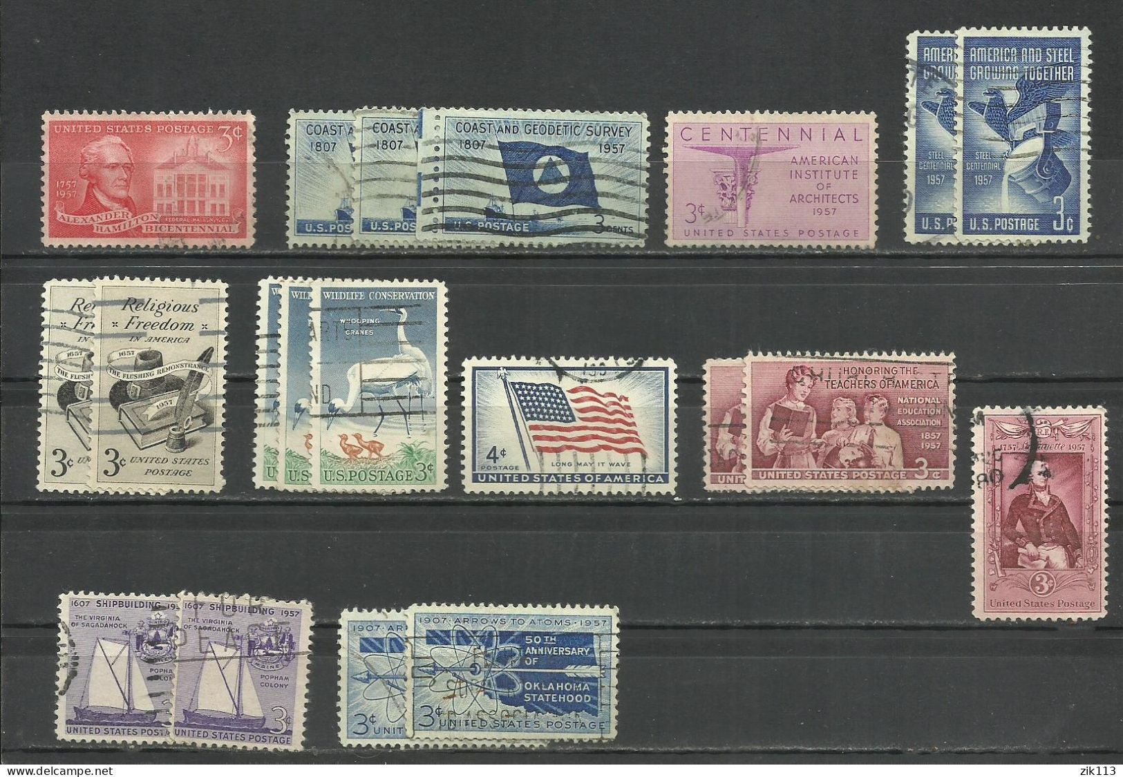 USA  1957 , USED - Used Stamps