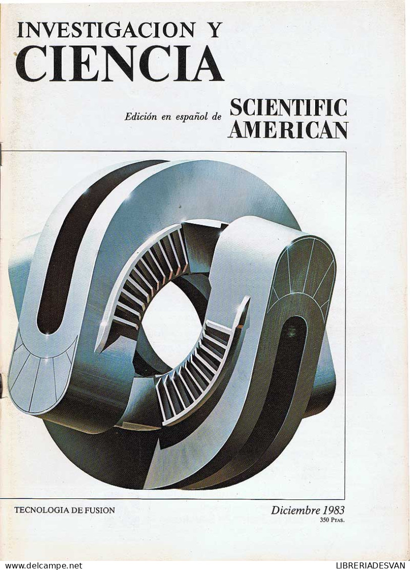 Revista Investigación Y Ciencia Nº 87. Dic. 1983. Tecnología De Fusión - Non Classés