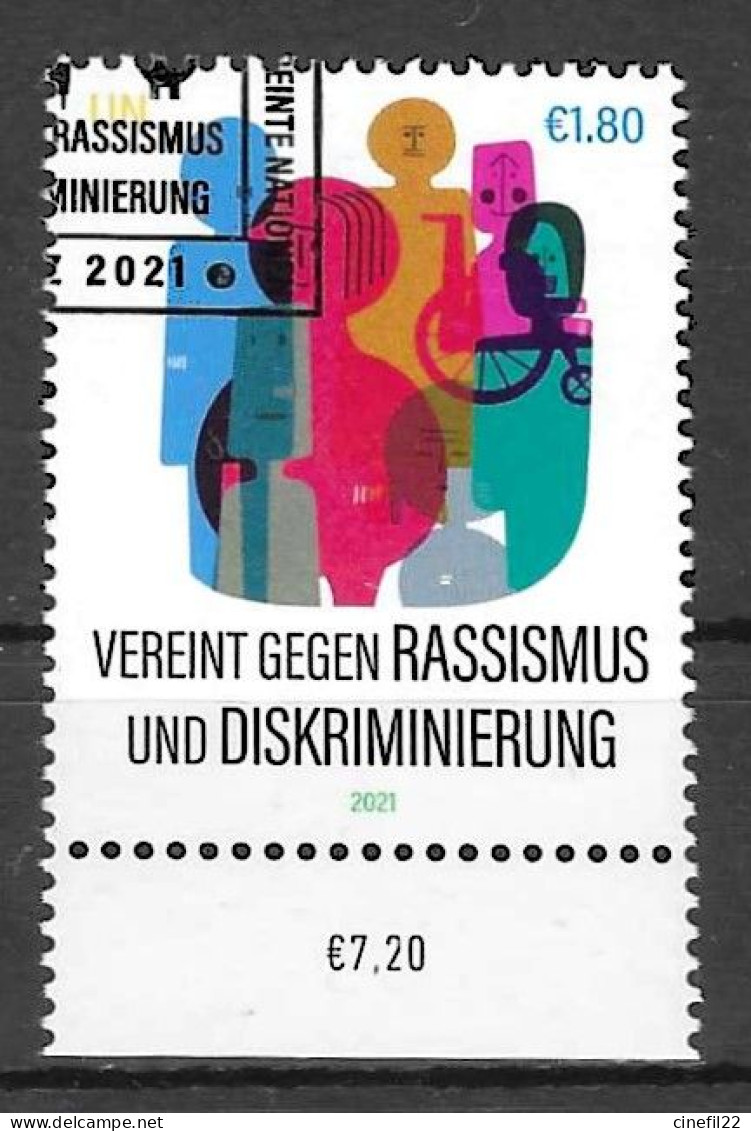 ONU, Nations-Unies, Vienne, Journée Mondiale De Lutte Contre Le Racisme Et La Discrimination 2020 Yv. 1076 Oblitéré - Used Stamps