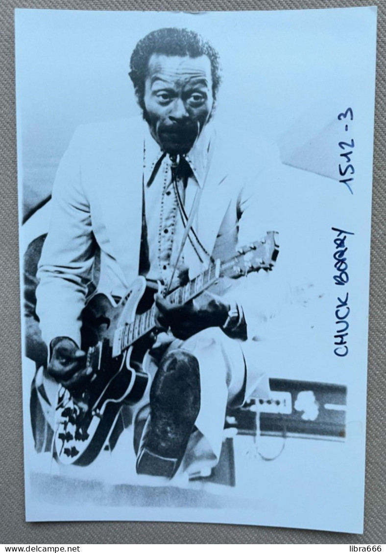 CHUCK BERRY - 14,5 X 10 Cm. (REPRO PHOTO ! - Zie Beschrijving - Voir Description - See Description) ! - Beroemde Personen