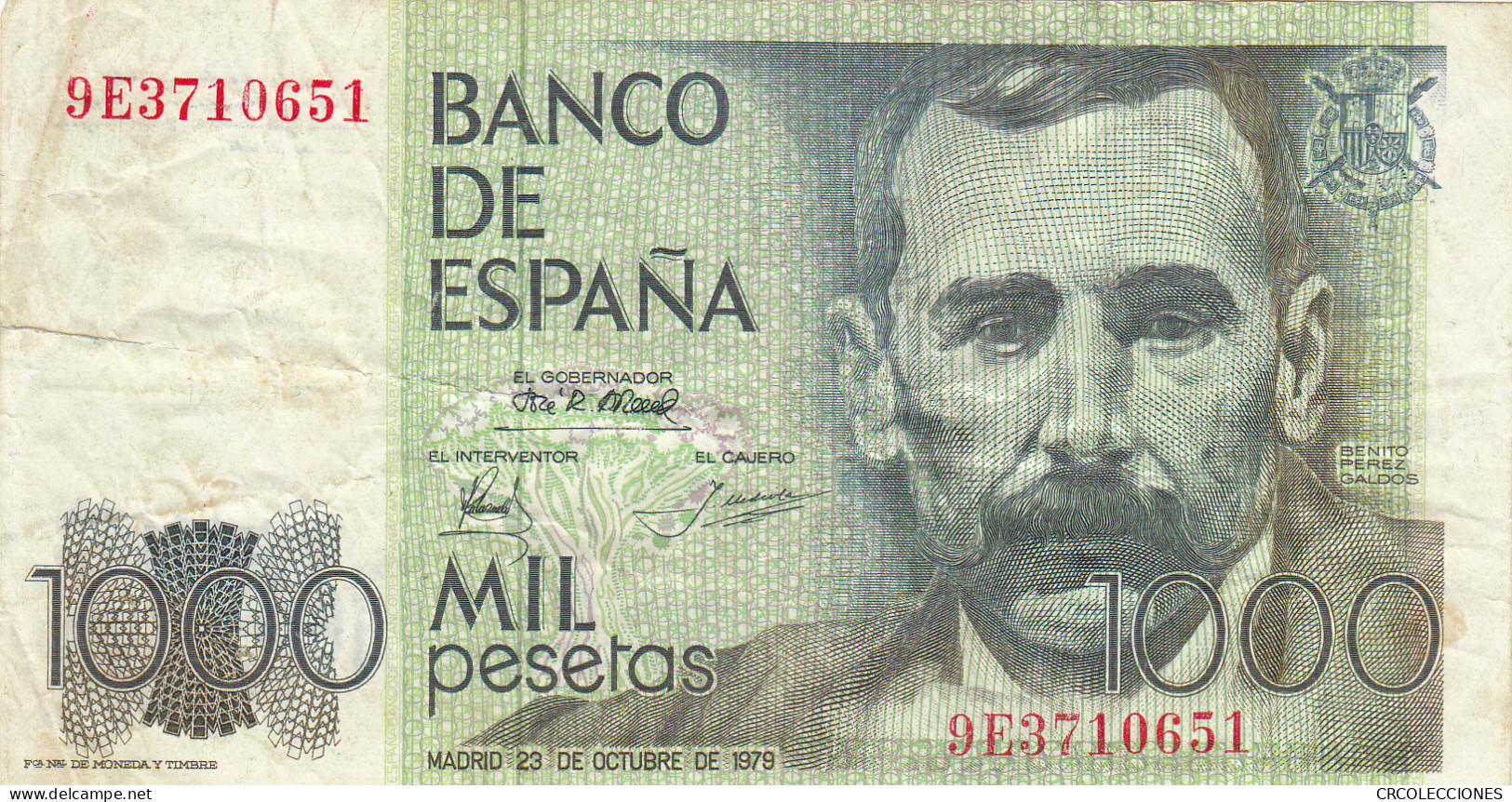 CRBS0985 BILLETE ESPAÑA 1000 PESETAS 1979 SERIE 9E BC - [ 4] 1975-… : Juan Carlos I