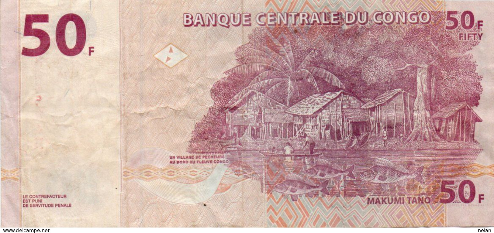 CONGO DEMOCRATIC REPUBLIC 50 FRANCS 2013 P-91a1 - Democratic Republic Of The Congo & Zaire