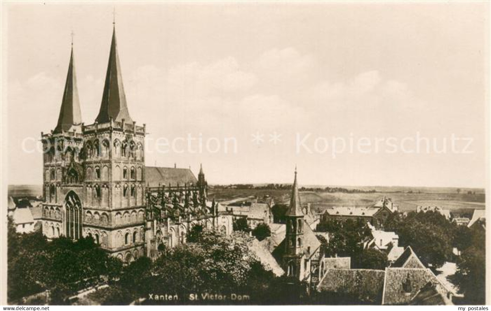 73692563 Xanten Stadtbild Mit St. Victor Dom Xanten - Xanten