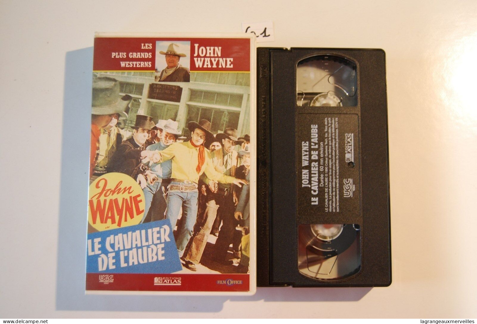 CA1 K7 VHS JOHN WAYNE LE CAVALIER DE L'AUBE - Western