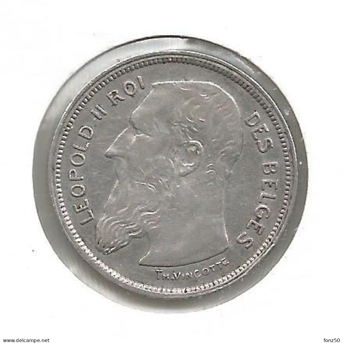 LEOPOLD II * 2 Frank 1909 Frans * Met Punt * Prachtig * Nr 12700 - 2 Frank