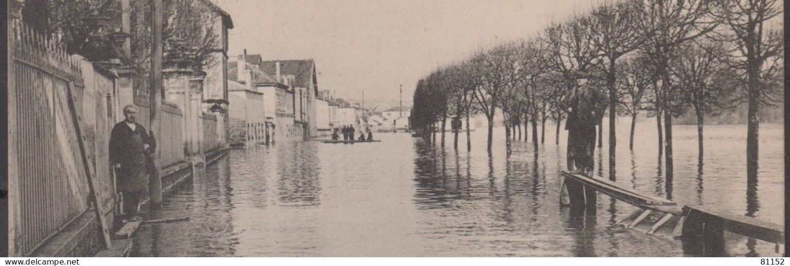 LE PECQ   CPA   " Les Quais  Vue D'ensemble "    Le 1er  Février 1910     Animée Non écrite - Le Pecq