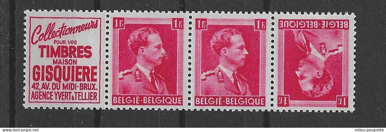 TIMBRE BELGIQUE  PUc 150 A  XX   PUBLICITES - Altri & Non Classificati