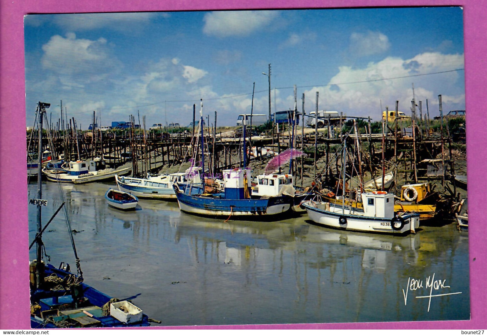 BEAUVOIR SUR MER 85 - LE PORT DU BEC Bateau De Pêche Boat  - Beauvoir Sur Mer