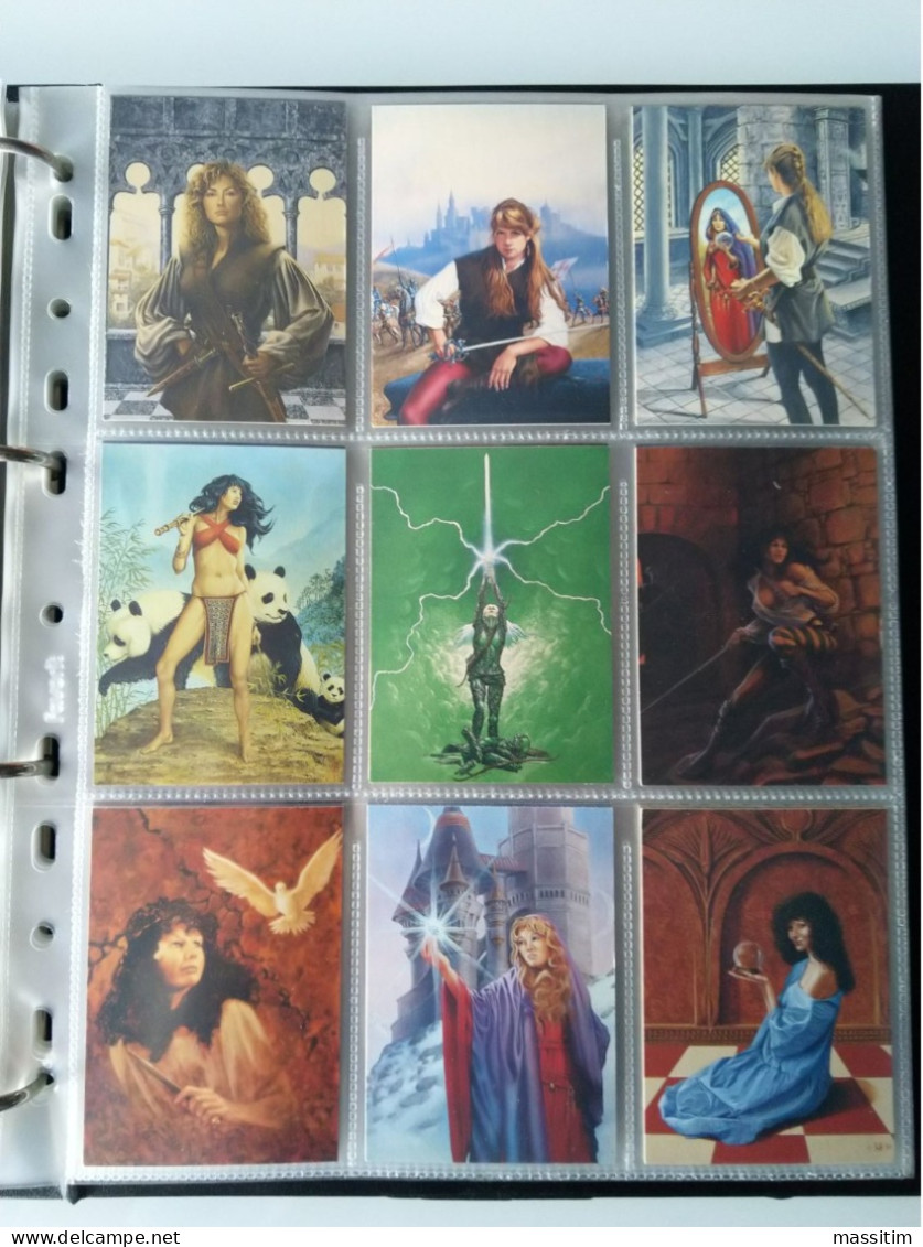 DAVID CHERRY FANTASY CARD - SET COMPLETO DI 90 CARD - FPG 1995 - Other & Unclassified