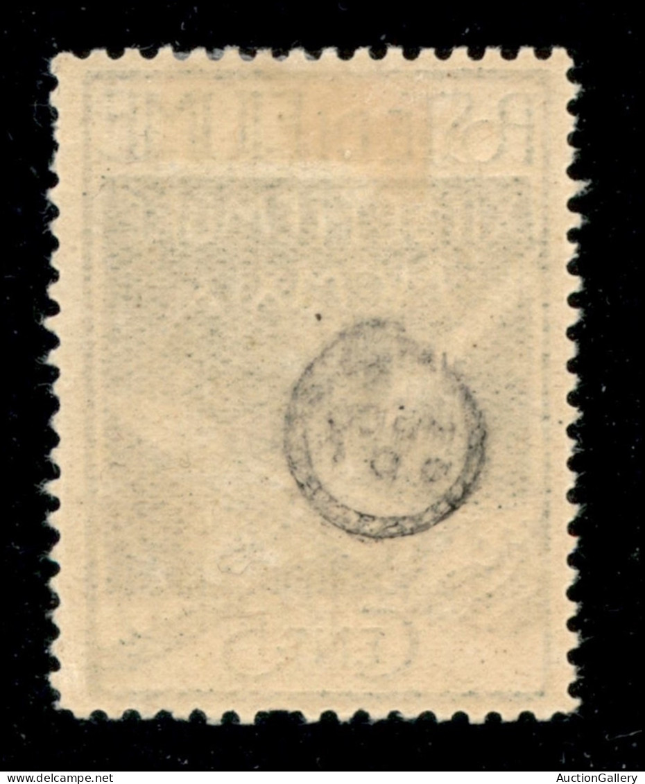 Occupazioni I Guerra Mondiale - Fiume - 1920 - Reggenza Del Carnaro - 50 Cent Su 5 (4) - Gomma Originale (440) - Other & Unclassified