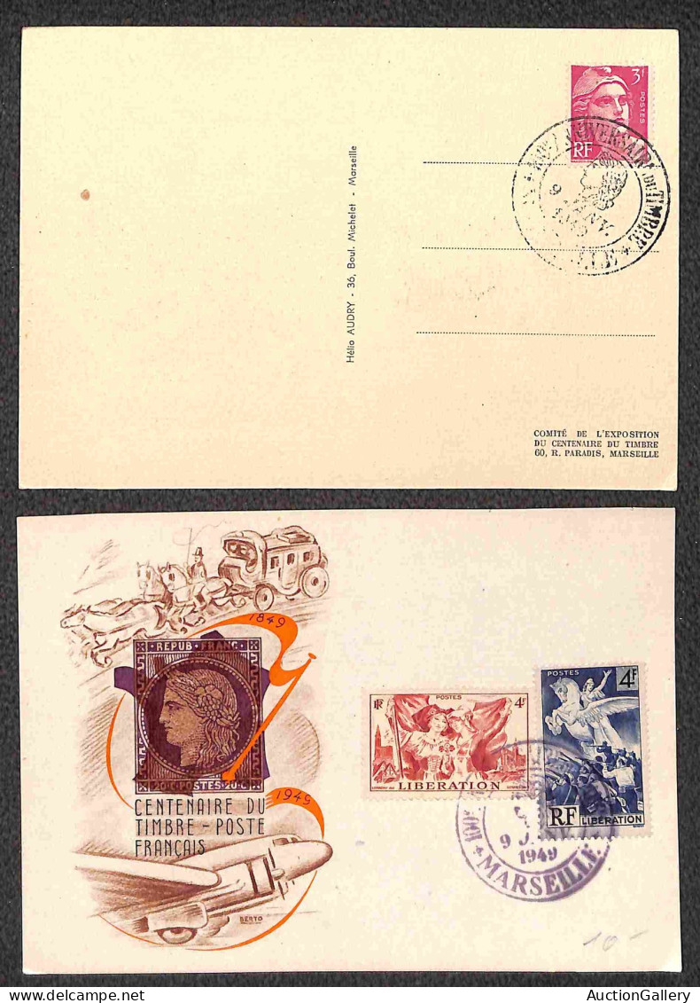 Europa - Francia - 1949 - 5 Buste + 8 Cartoline Speciali - Affrancature Del Periodo - Autres & Non Classés