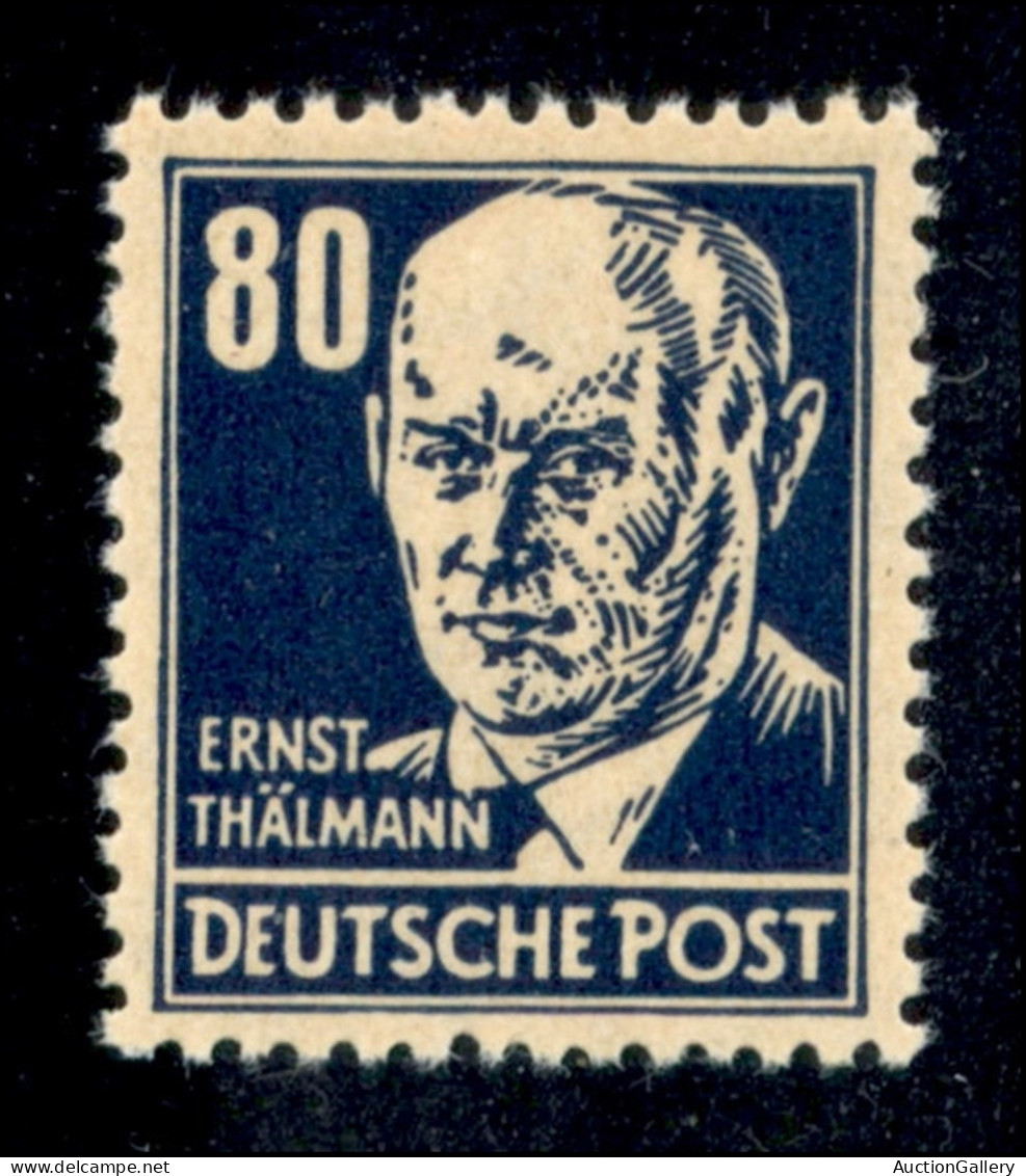Europa - Germania - 1953 - 80 Pfennig Thalmann (339xb - Azzurro Nero) - Gomma Integra - Other & Unclassified