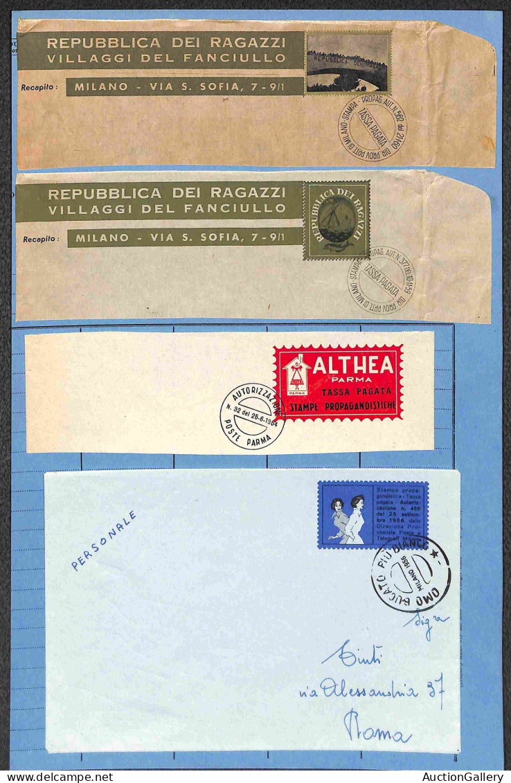 Lotti&Collezioni - Area Italiana - REPUBBLICA - 1953/1959 - Stampe Propagandistiche - Insieme Di Circa 40 Oggetti Postal - Sonstige & Ohne Zuordnung