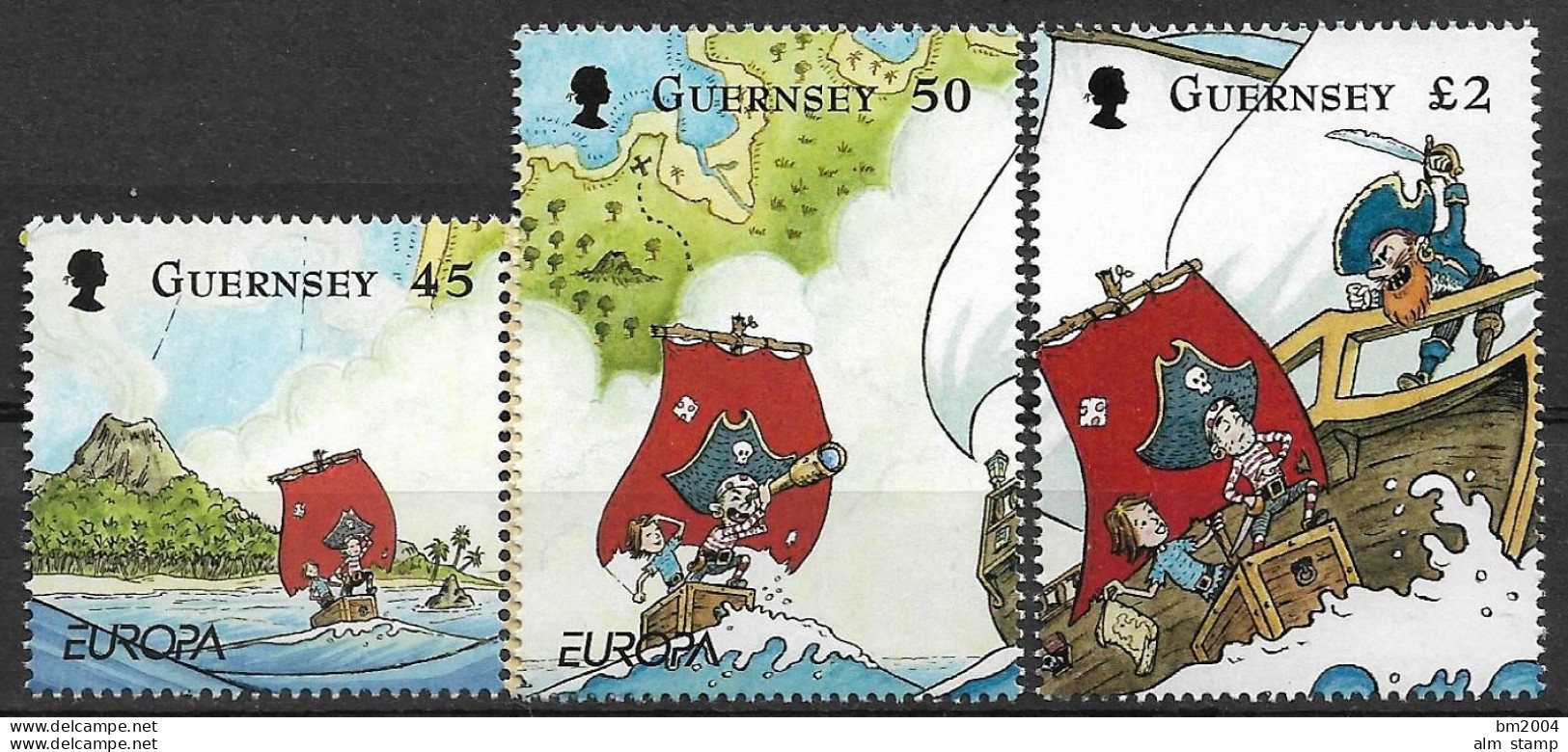 2010 Guersey . Mi. 1297-9 **MNH  Europa: Kinderbücher - 2010