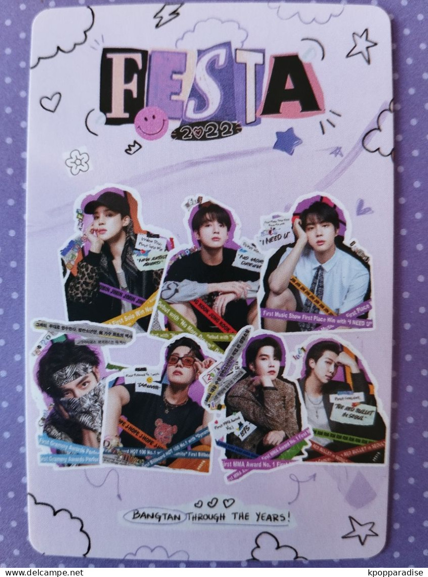 Photocard Au Choix  BTS Festa 2022 Suga V Taehyung - Other Products