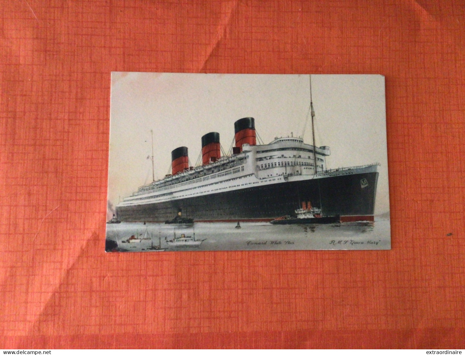 Bateau Cunard White Star R.M.S. Queen Mary  No. 509 - Art