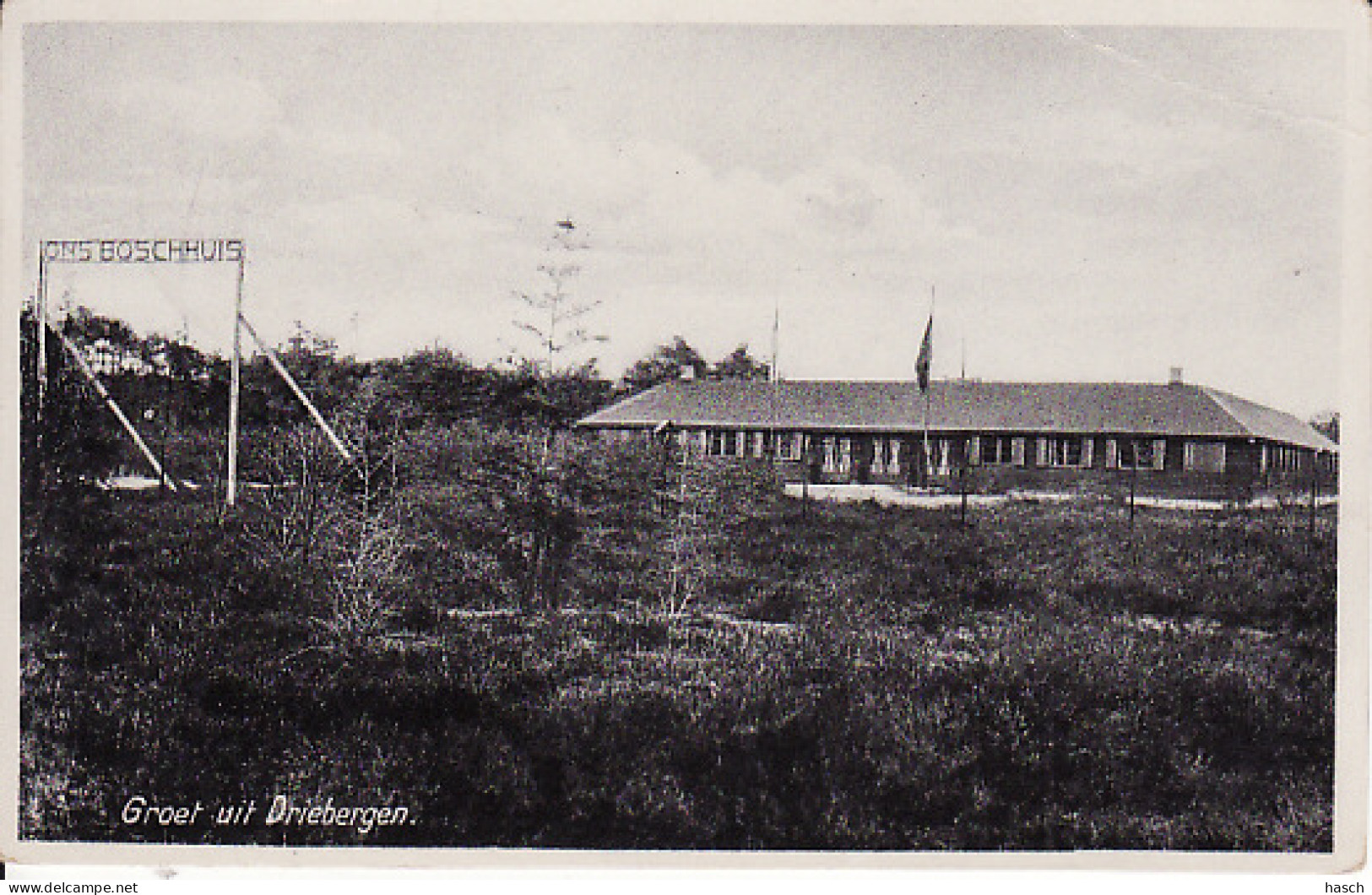 25898Driebergen, Ons Boschhuis 1935 (rechts Boven Een Vouw) - Driebergen – Rijsenburg