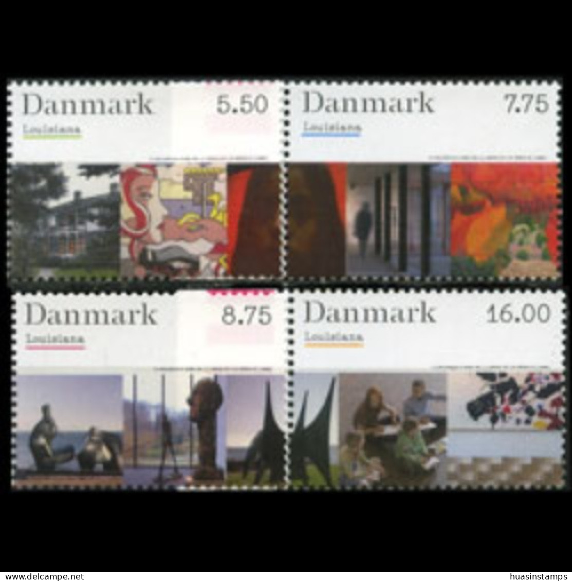 DENMARK 2008 - Scott# 1408-11 Art Museums Set Of 4 MNH - Unused Stamps