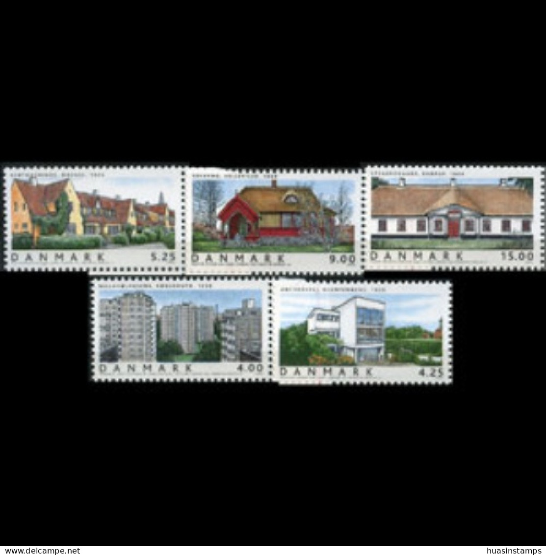 DENMARK 2003 - Scott# 1257-61 Danish Houses Set Of 5 MNH - Unused Stamps