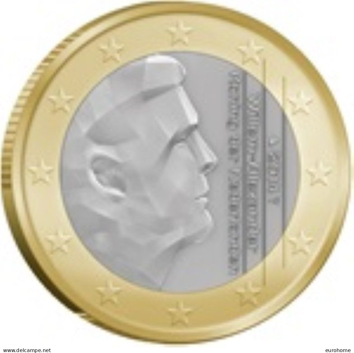 Nederland  2024   1 Euro  Deze Munt Komt Uit De BU-coffret En Is Zeer Zeldzaam-extréme Rare  !! - Paesi Bassi