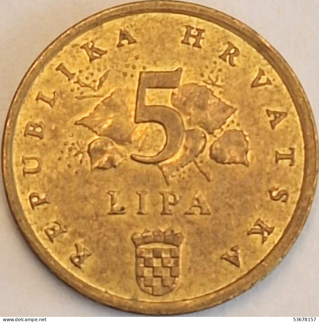 Croatia - 5 Lipe 1999, KM# 5 (#3529) - Croatie