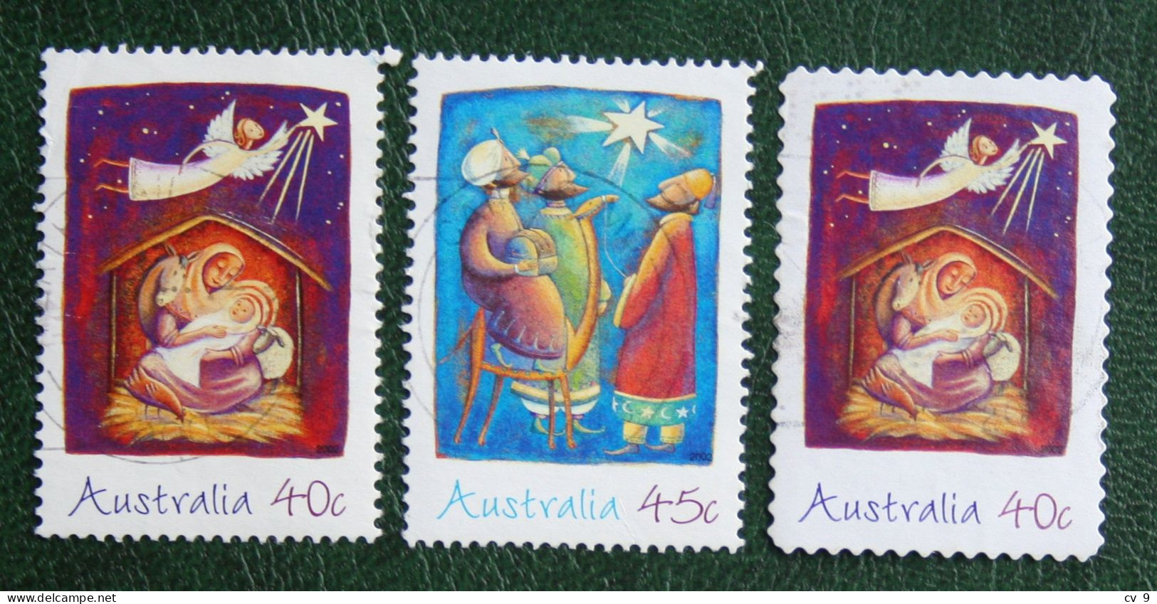 Natale Weihnachten Xmas Noel Kerst 2002 (Mi 2186-2187 2188) Used Gebruikt Oblitere Australia Australien Australie - Used Stamps