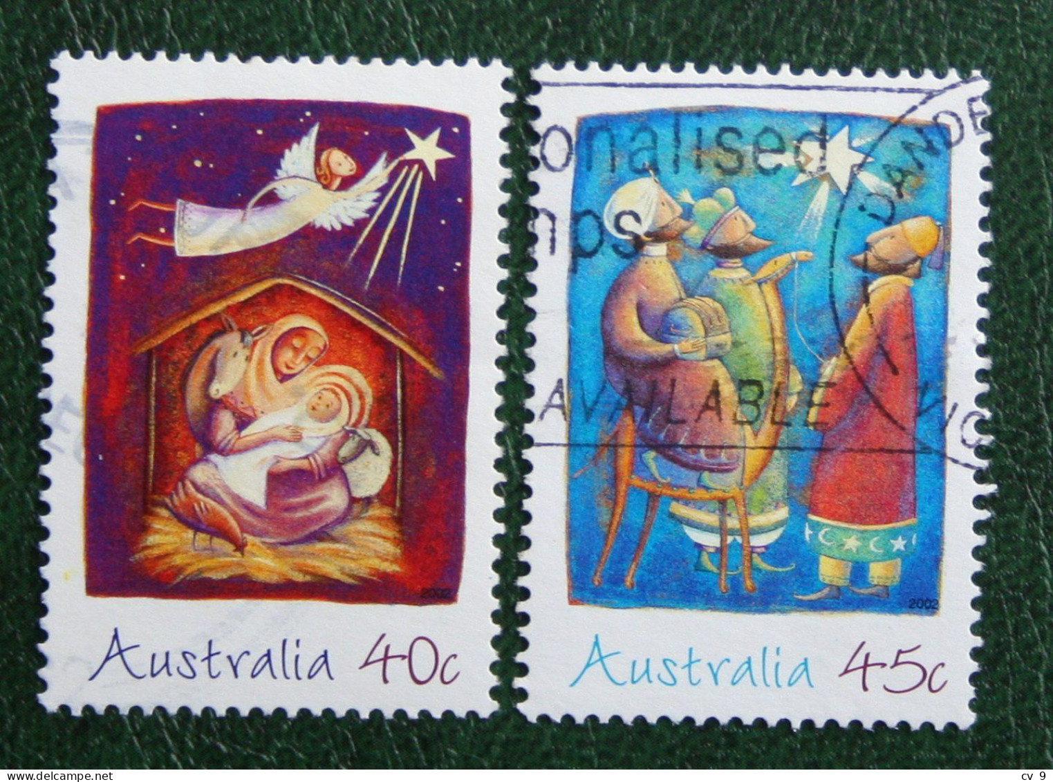 Natale Weihnachten Xmas Noel Kerst 2002 (Mi 2186-2187) Used Gebruikt Oblitere Australia Australien Australie - Usati