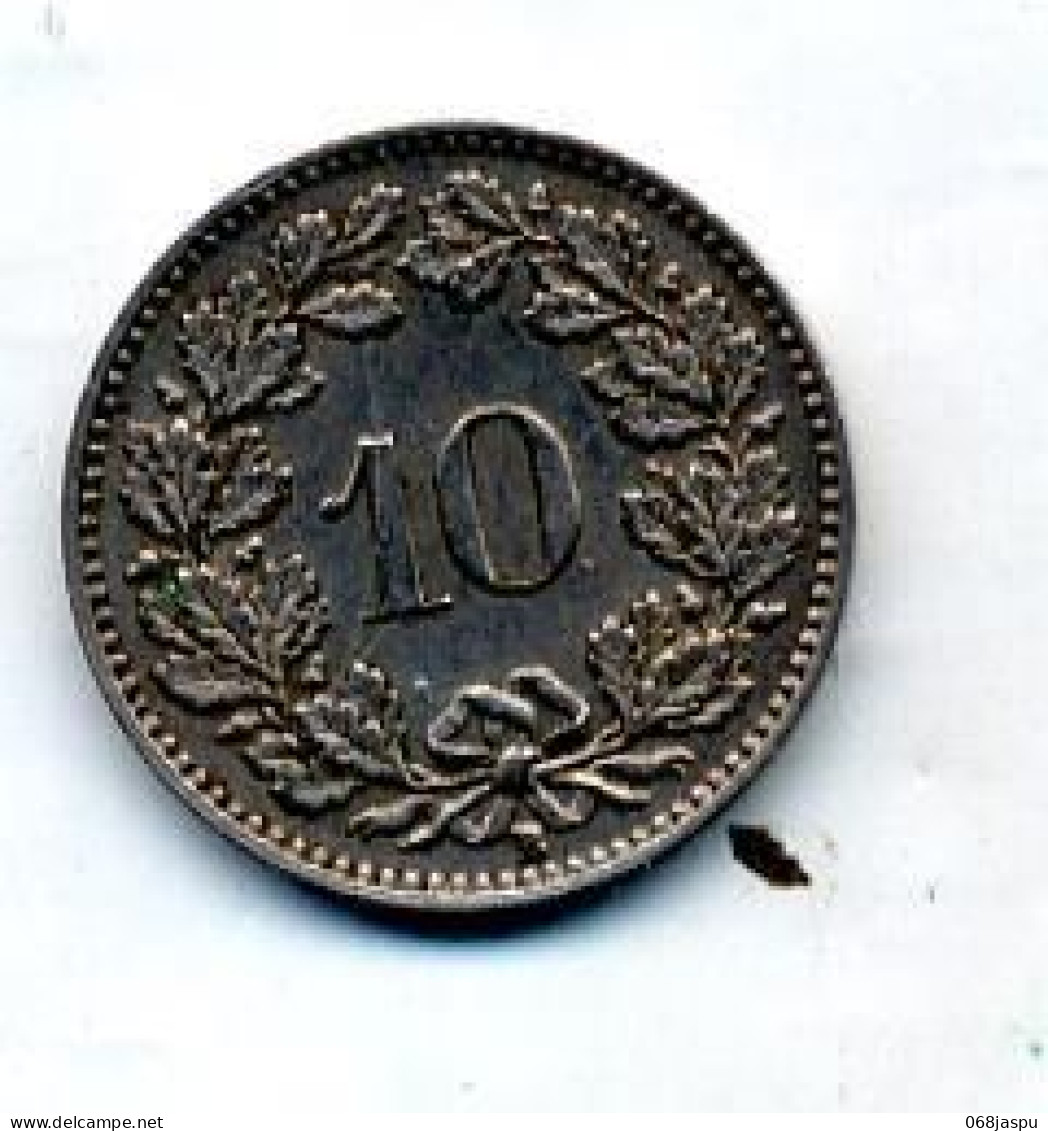 Piece 10 Centimes 1921 - 10 Rappen