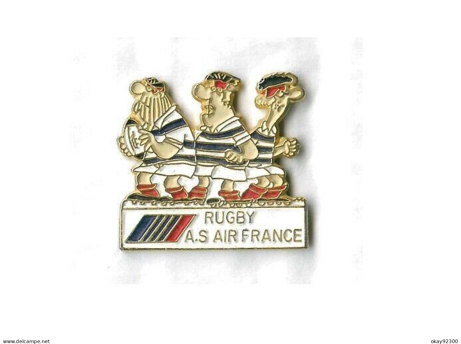 Pin's Avion Airline Air France ASAF Rugby - Rugby