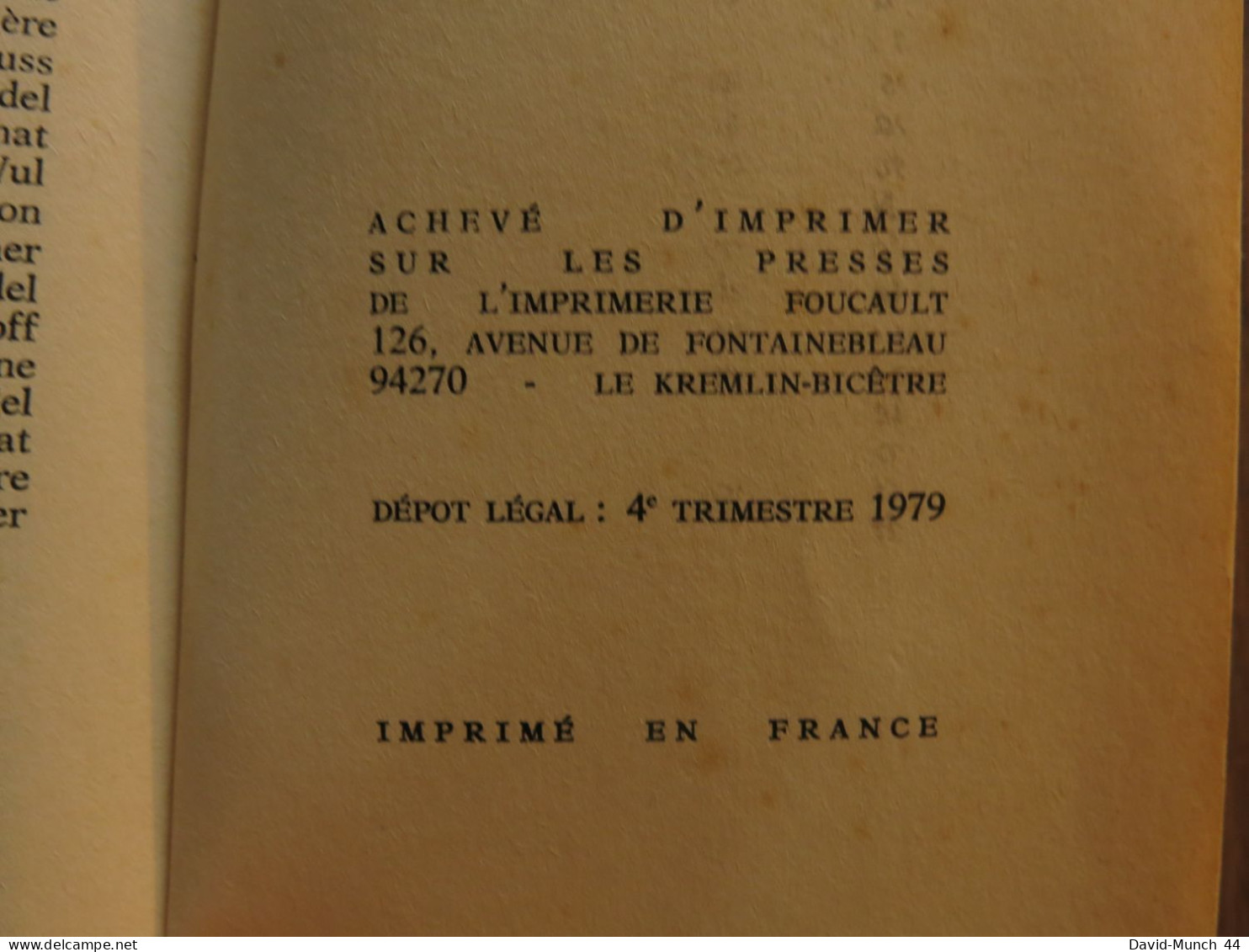 Le sang vert de Maurice Limat. Super luxe, Fleuve noir, Lendemain retrouvés. 1979