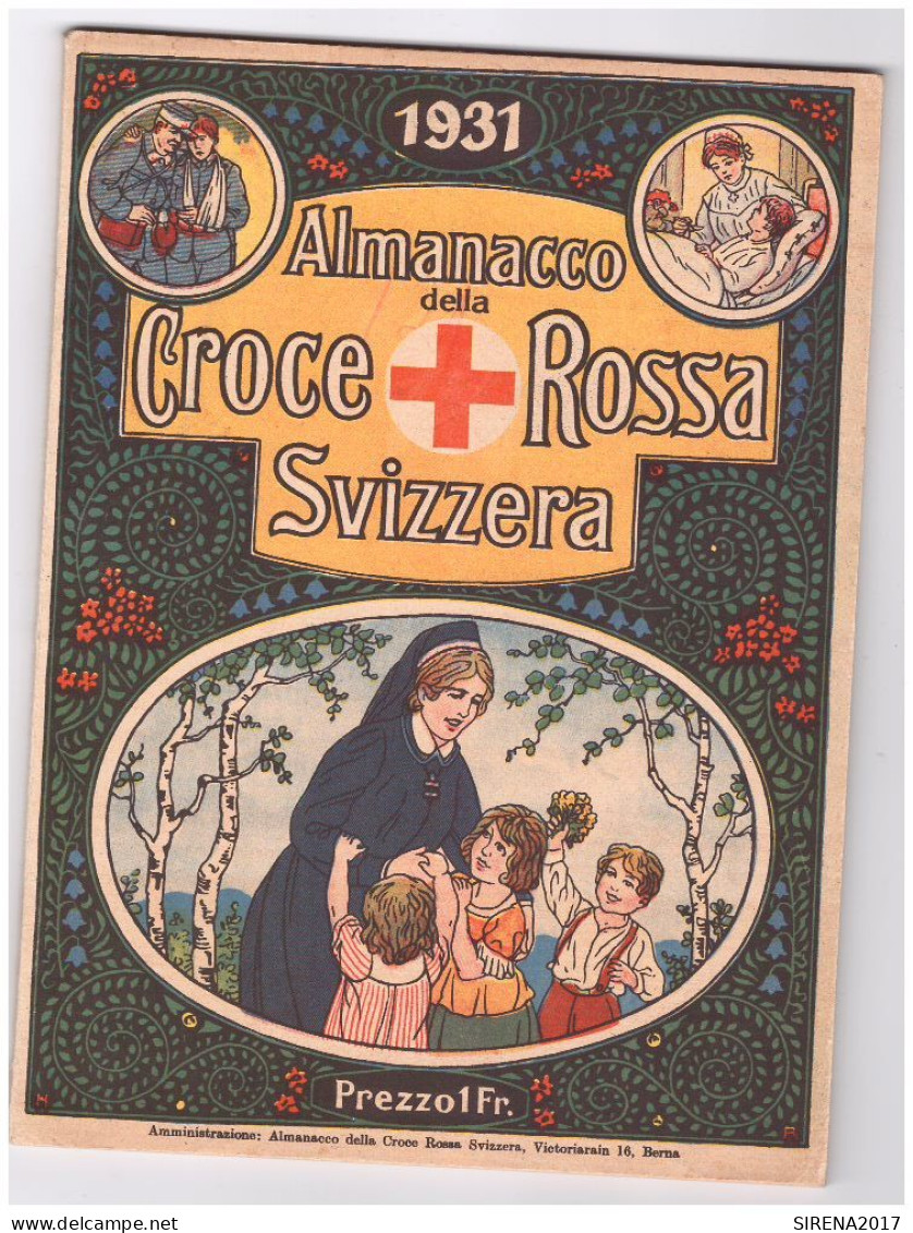 ALMANACCO DELLA CROCE ROSSA SVIZZERA 1931 - A Identifier