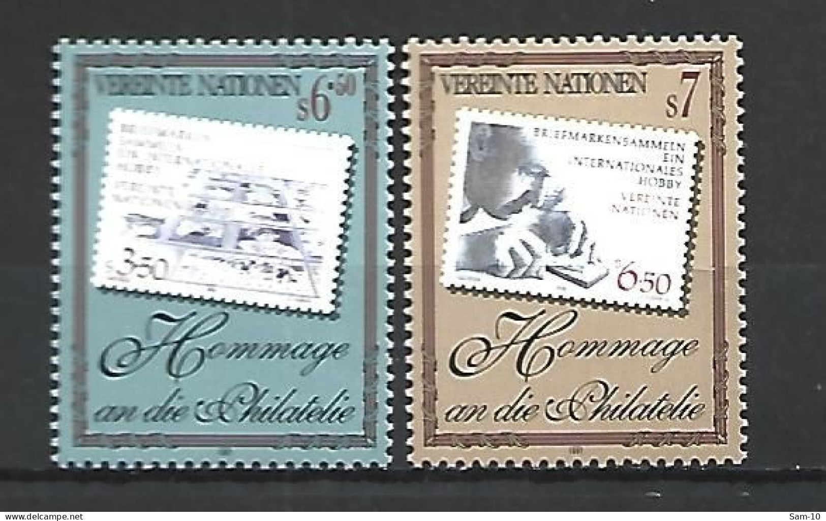 Timbre Des Nations-Unies  Vienne Neuf ** N 255 / 256 - Ungebraucht