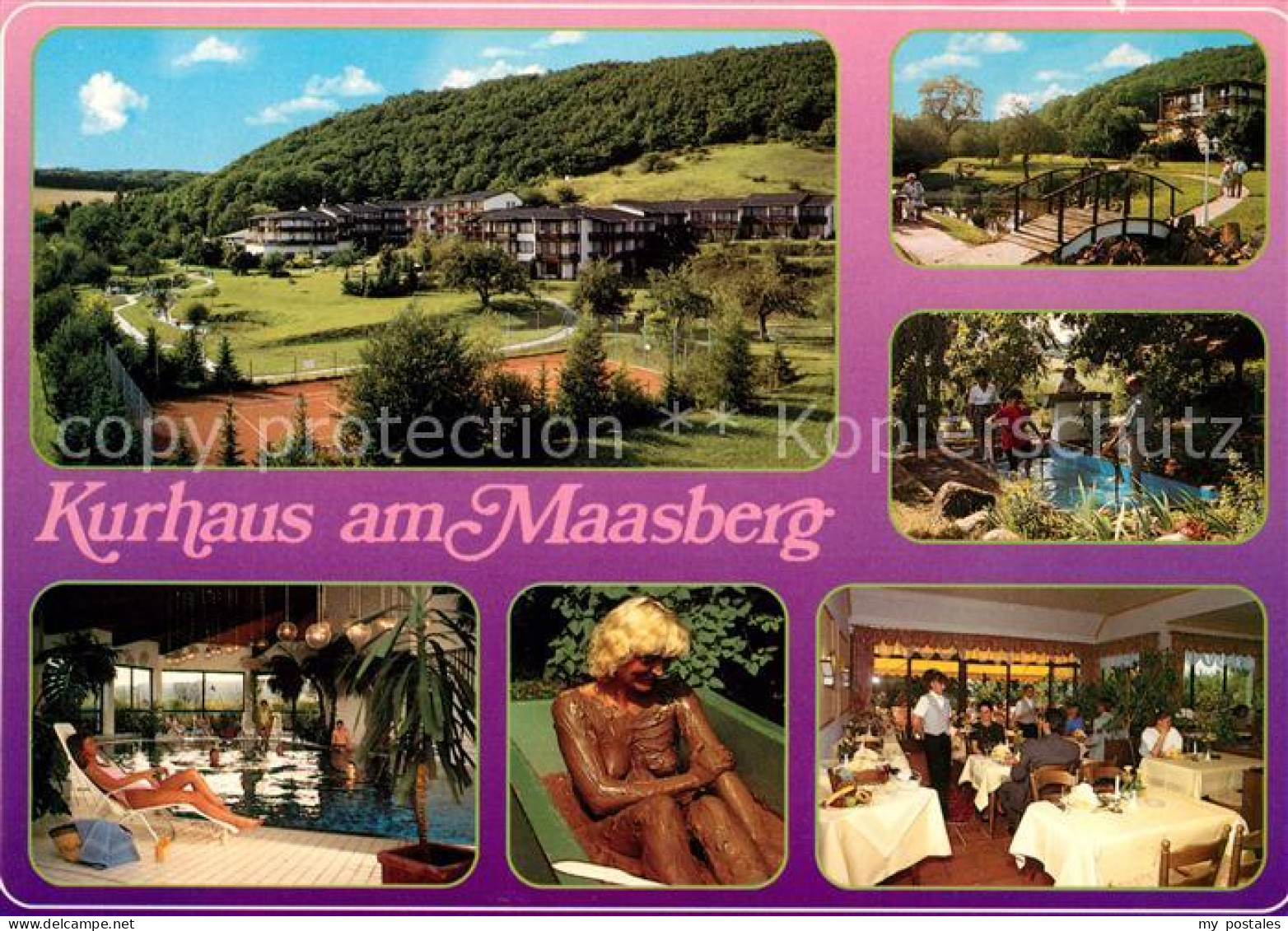 73065955 Sobernheim Hotel Kurhaus Am Maasberg Kurpark Hallenbad Kuranwendung Res - Bad Sobernheim