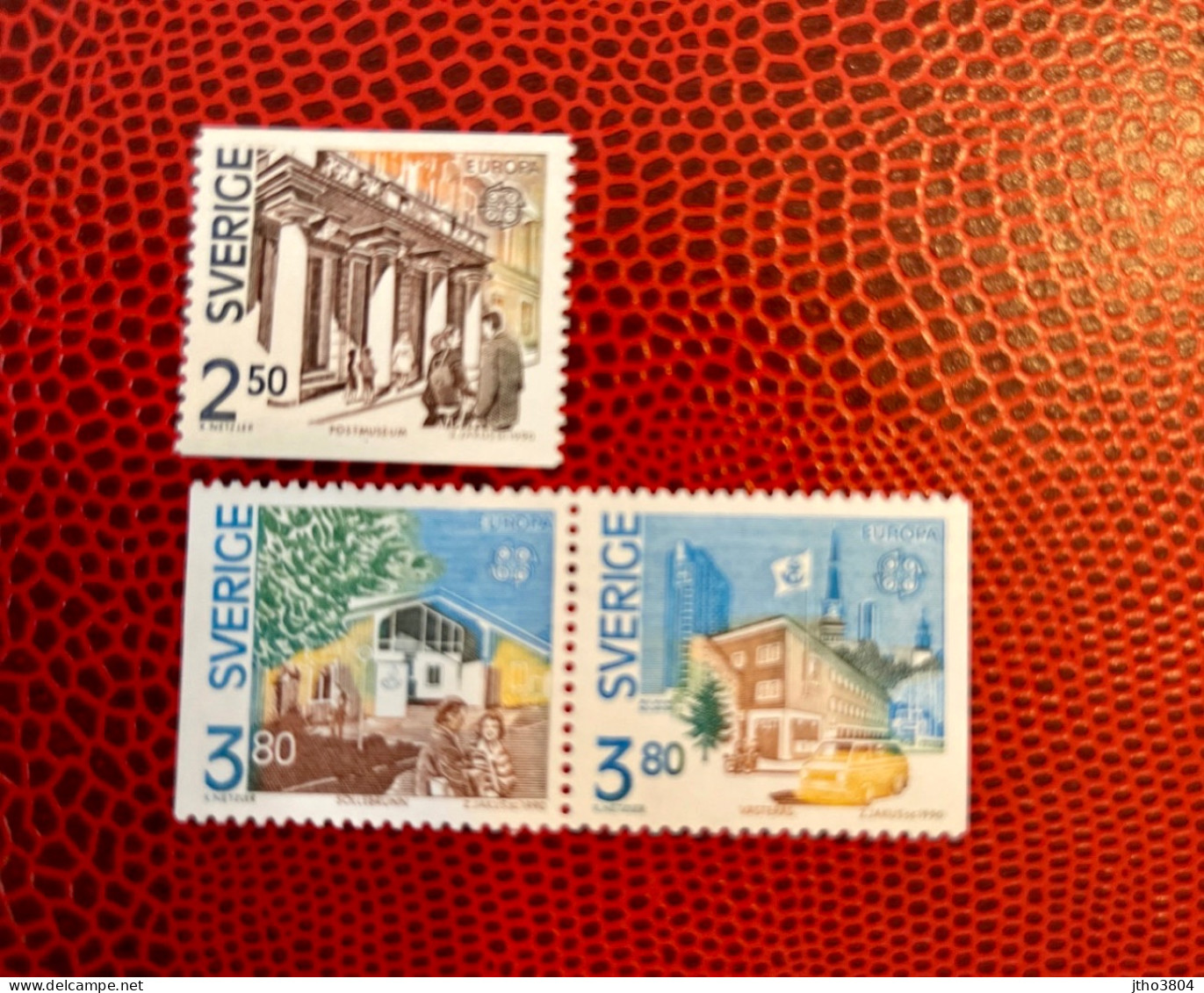 SUEDE EUROPA CEPT 1990 3v Neuf MNH ** YT 1571 2a  Mi  1589 1591 SWEDEN - 1990