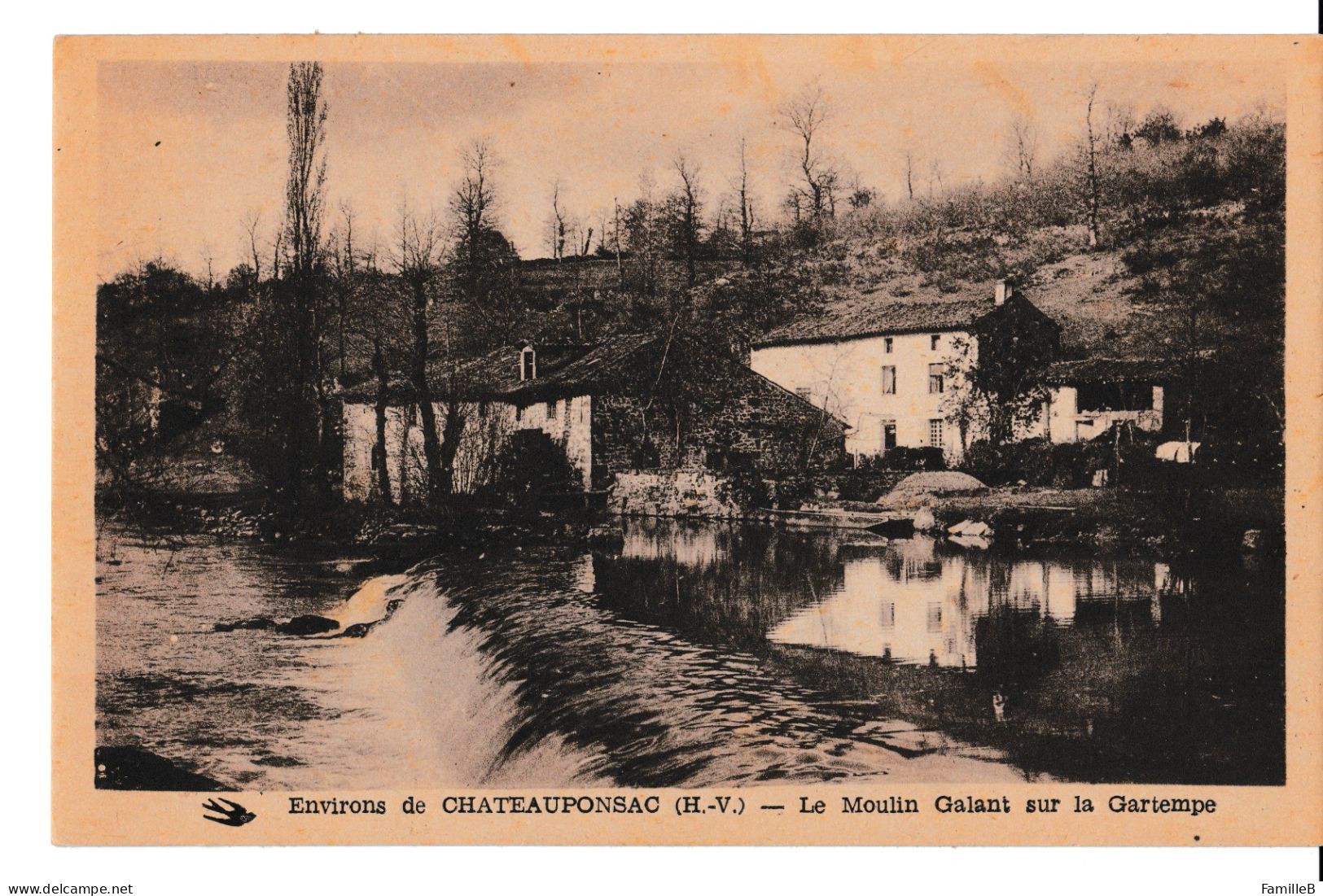 Environs De Chateauponsac (H.-V.) - Le Moulin Galant Sur La Gartempe - Chateauponsac