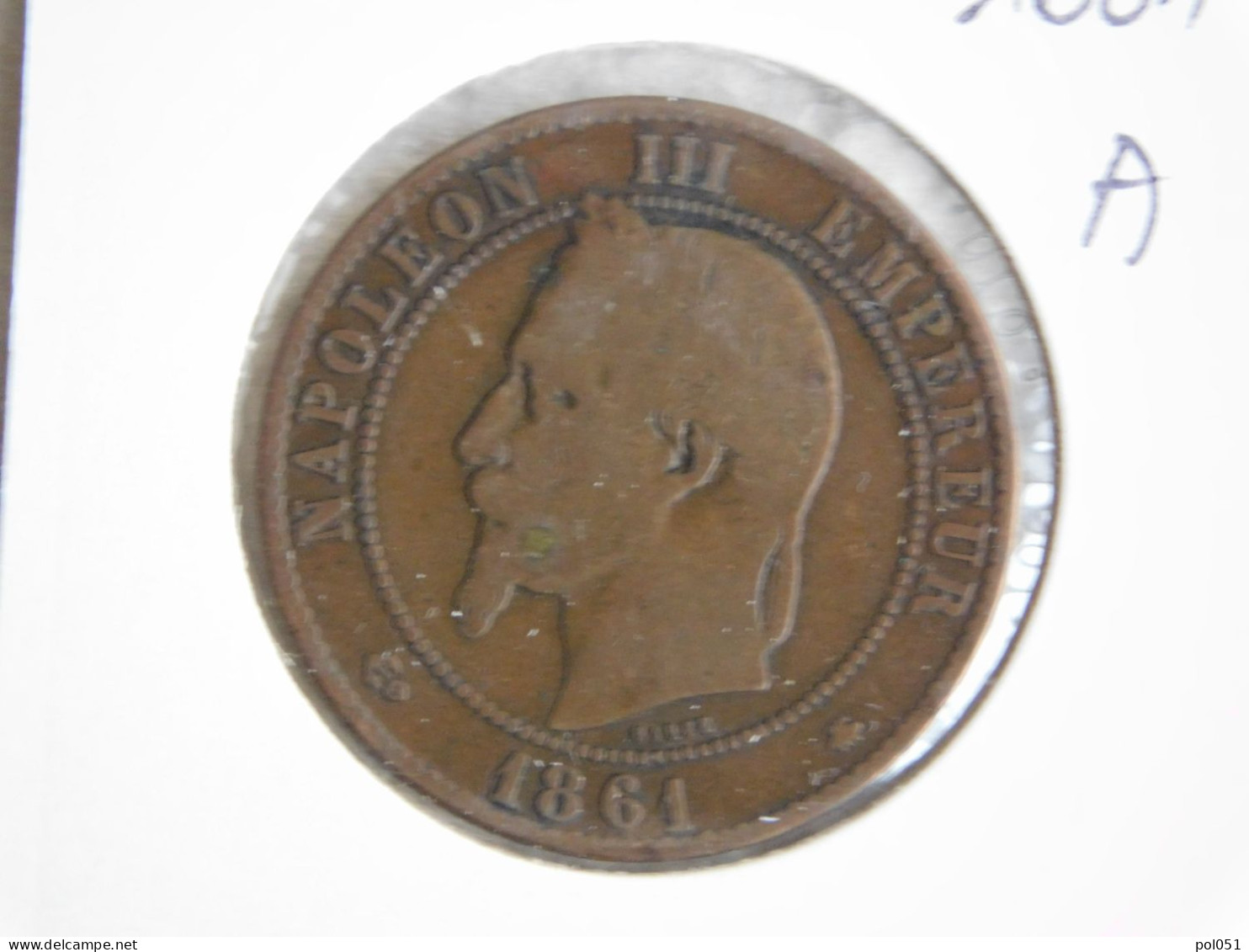 France 10 Centimes 1861 A (284) - 10 Centimes